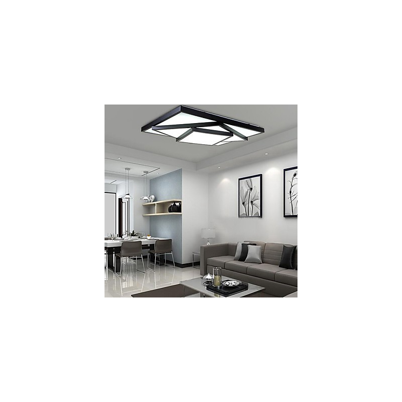 Square Flush Mount Modern Contemporary Ceiling light