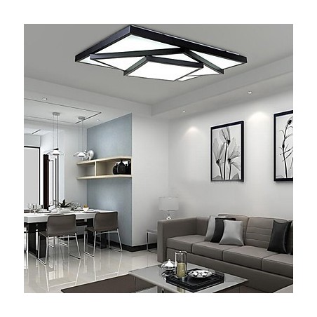 Square Flush Mount Modern Contemporary Ceiling light