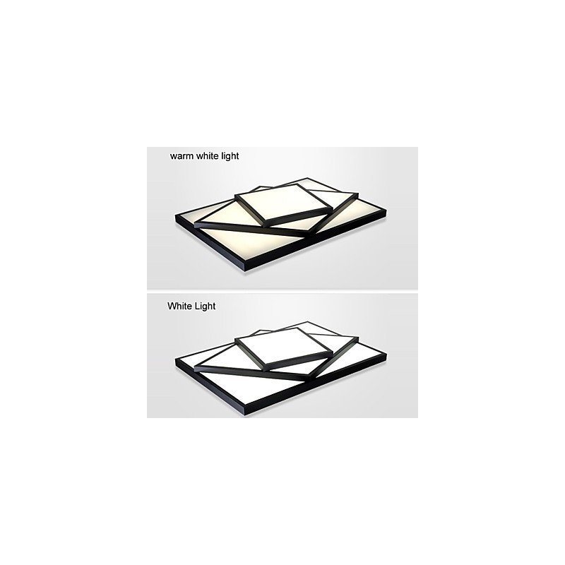 Square Flush Mount Modern Contemporary Ceiling light