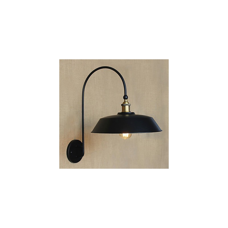 Creative American Country Iron Retro Round Industrial Living Room Balcony Aisle Stairs Room Decoration Lamp