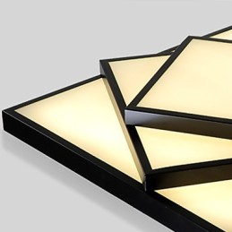 Square Flush Mount Modern Contemporary Ceiling light
