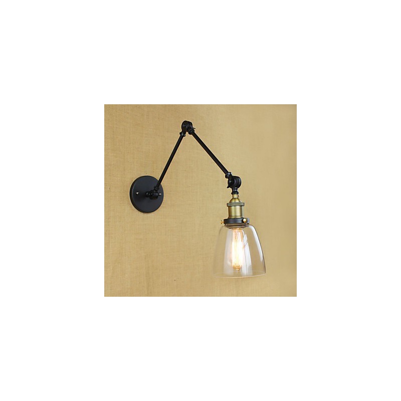 The Long Arm Of The Glass Wall Iron Industrial Creative Telescopic Bedroom Retro Nostalgic Restaurant Foldable Aisle