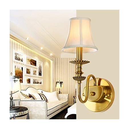 Classic Bedroom Wall Lamps Simple Metal Living Room Wall Sconce Bar Cafe Hallway Balcony Wall Lamp