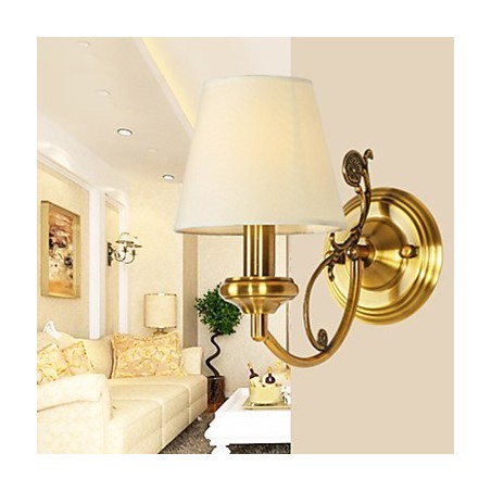 Classic Bedroom Wall Lamps Simple Metal Living Room Wall Sconce Bar Cafe Hallway Balcony Wall Lamp