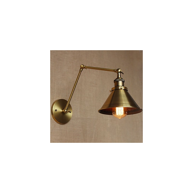 American Rural Countryside Retro Bronze Warehouse Restaurant Cafe Decorative Wall Sconce