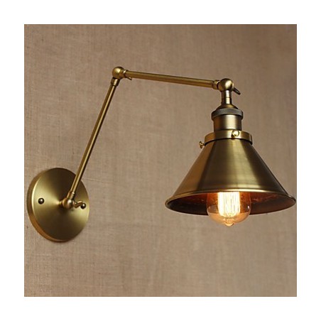 American Rural Countryside Retro Bronze Warehouse Restaurant Cafe Decorative Wall Sconce