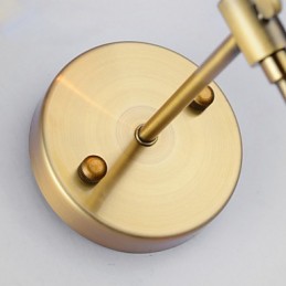 Classic Bedroom Wall Lamps Simple Metal Living Room Wall Sconce Bar Cafe Hallway Balcony Wall Lamp