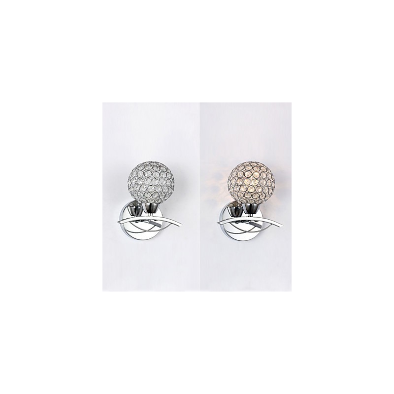 Wall Sconces Reading Wall Lights Crystal Mini Style Modern Contemporary Metal
