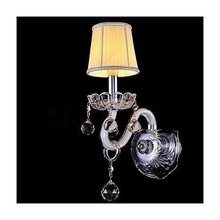 Crystal Mini Style Wall Sconces Candle Wall Lights Modern Contemporary Glass