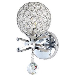 Crystal Wall Sconces Modern Contemporary G9 Metal