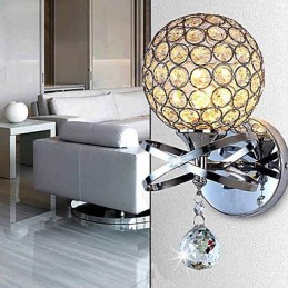 Crystal Wall Sconces Modern Contemporary G9 Metal