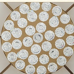 Traditional Classic Rustic Lodge Brass Metal Flush Mount