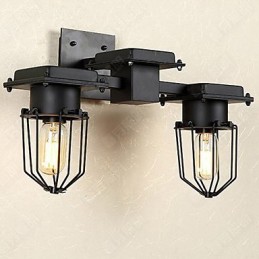 Wall Lamp Wrought Iron Hallway Stairs The Head Of A Bed