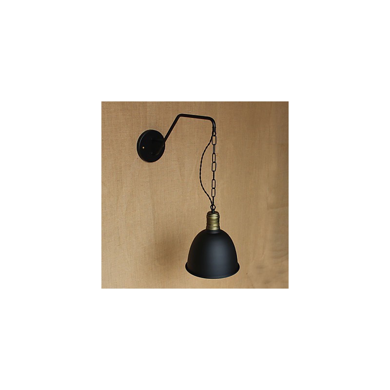 Simple And Creative Personality Wall Lamp Industry Chain American Retro Iron Aisle Bedroom Bedside Wall Lamp