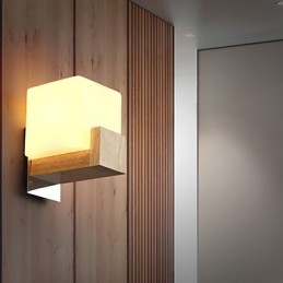 Wall Sconces Mini Style Modern Contemporary Wood Bamboo