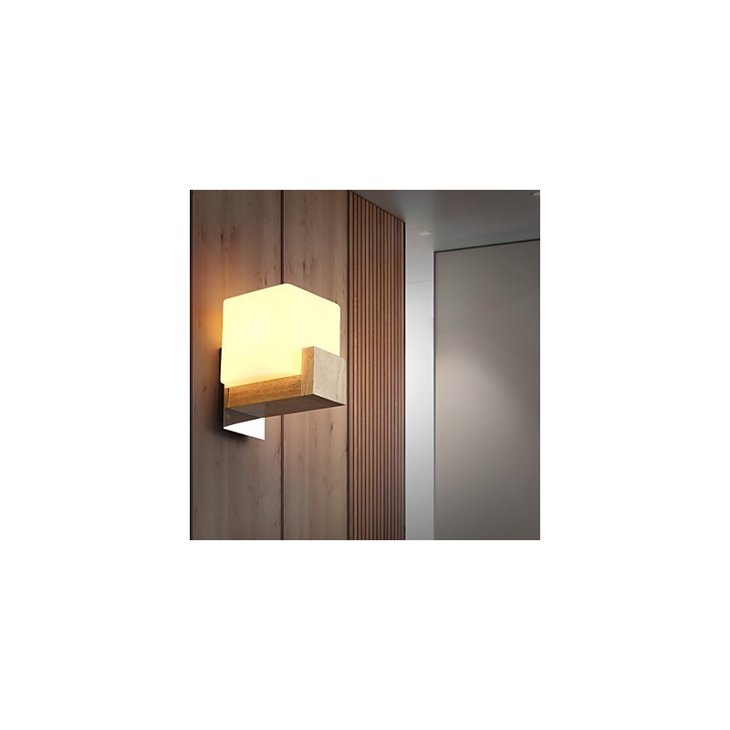 Wall Sconces Mini Style Modern Contemporary Wood Bamboo
