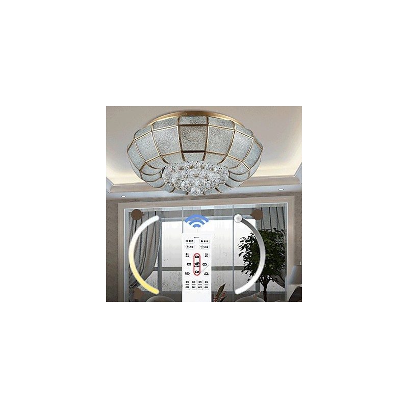 Traditional Classic Rustic Lodge Brass Metal Flush Mount