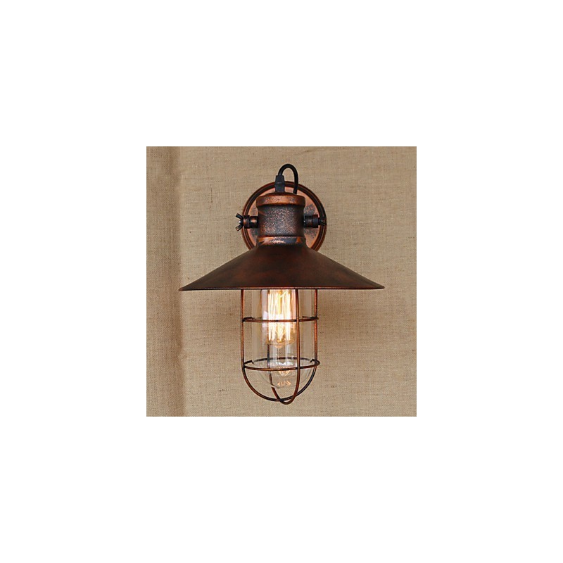 Loft industrial Warehouse Creative Living Room Balcony Wind Ferruginous Nostalgic Retro Pastoral Staircase Wall Lamp