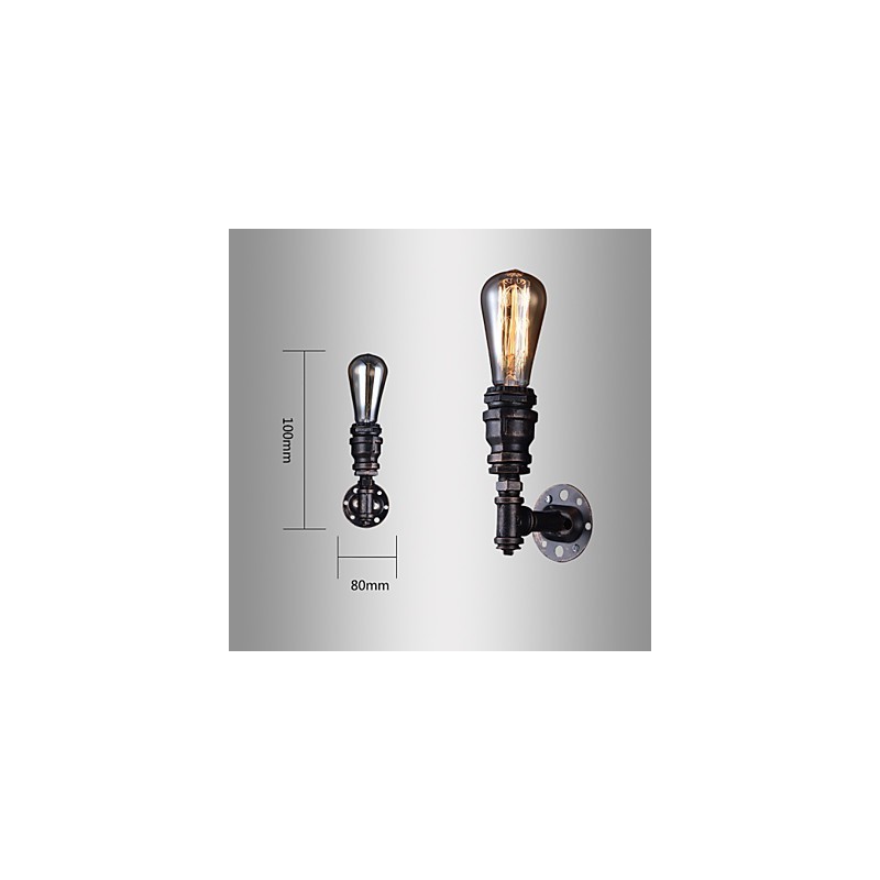 Retro Metal Bedsides Wall Sconce Village Pastoral Living Room Wall Lights Dining Room Wall Lamp