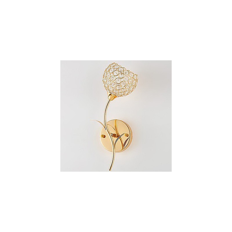 Minimalist Modern Crystal Wall Light