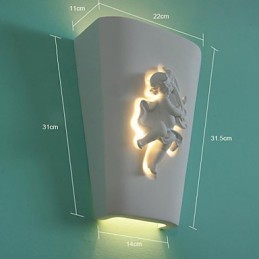 Creative Rural Creative Mediterranean Wall Lamp European Style Cupid Wall Lamp Light