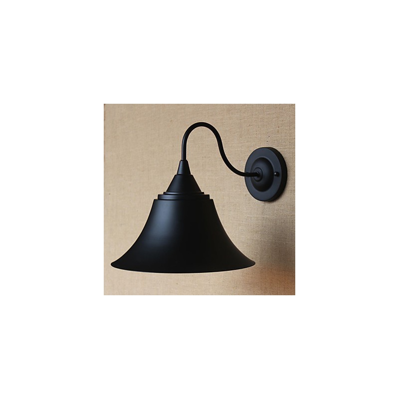 American Country Creative Personality Simple Clothing Store Iron Black Horn Decorative Wall Lamp