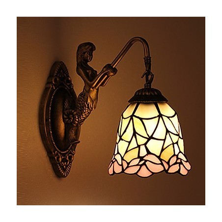 European Contracted Rural Creative Wrought Iron Wall Lamp Lights