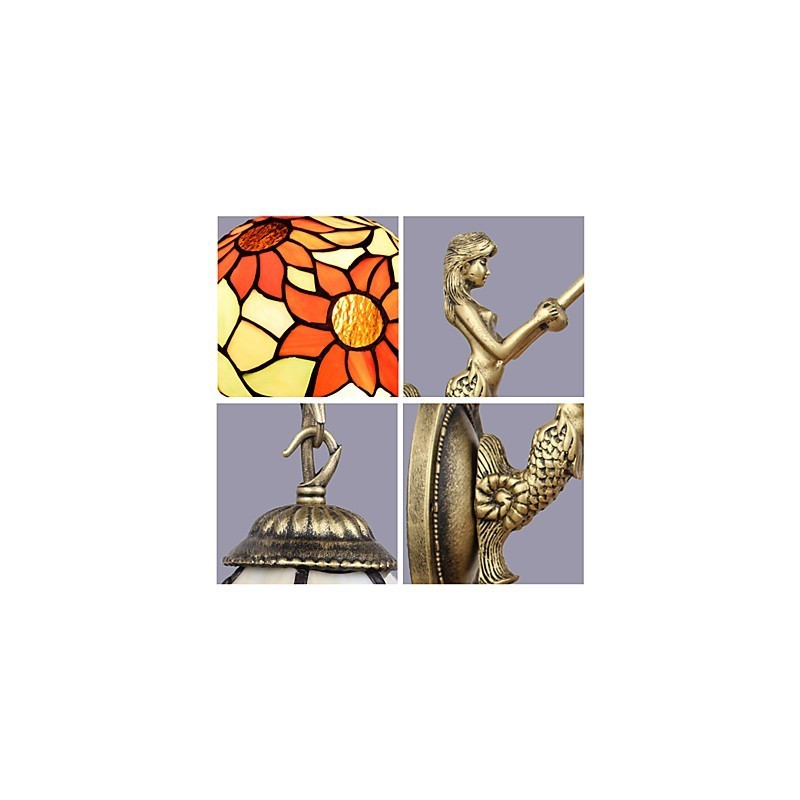 European Contracted Rural Creative Wrought Iron Wall Lamp Lights