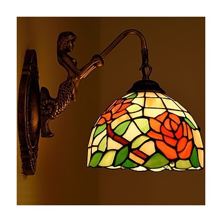 European Contracted Rural Creative Wrought Iron Wall Lamp Lights
