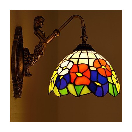 European Contracted Rural Creative Wrought Iron Wall Lamp Lights