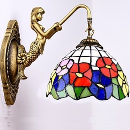 European Contracted Rural Creative Wrought Iron Wall Lamp Lights