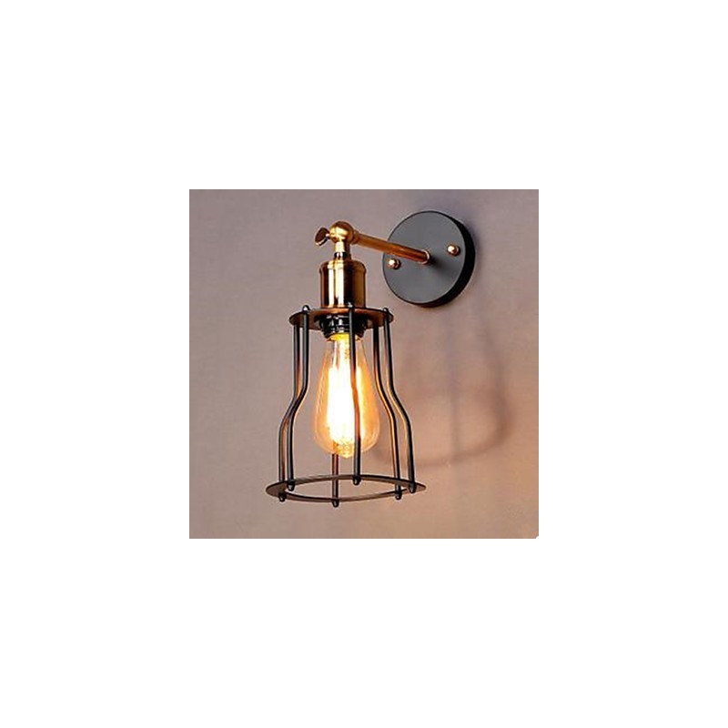 Literature And Art Character Designer Iron Frame Wall Lamp