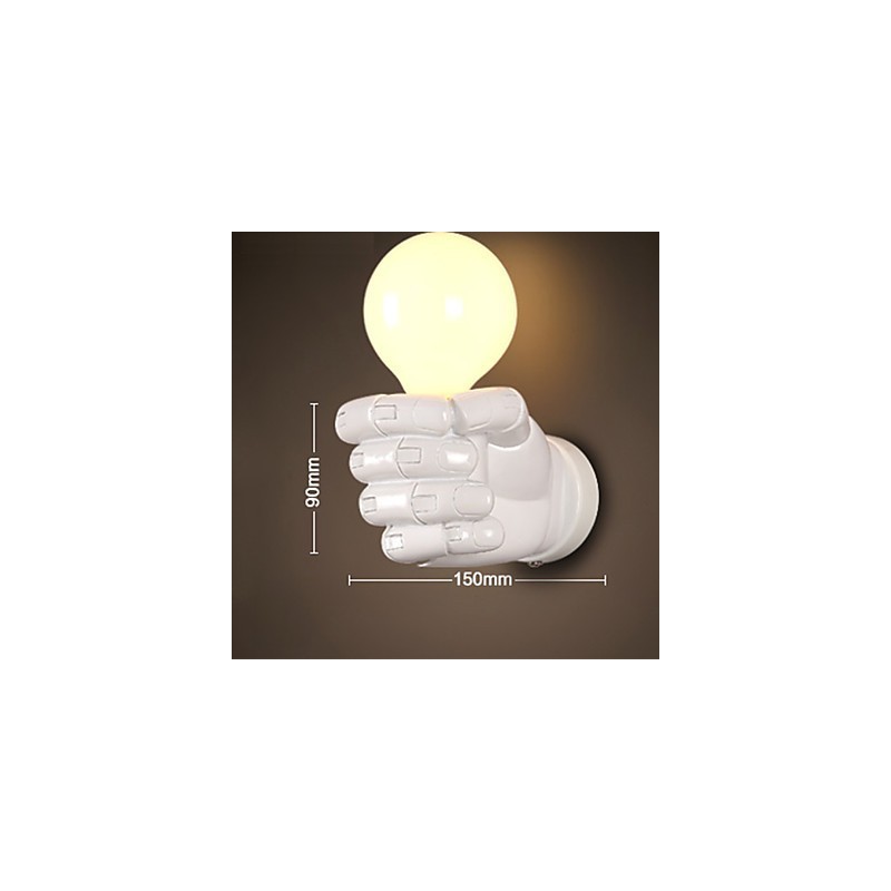 European Wall Right Hand Creative Retro Fist Wall Lamp Lights