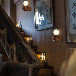 European Wall Right Hand Creative Retro Fist Wall Lamp Lights