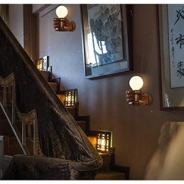 European Wall Right Hand Creative Retro Fist Wall Lamp Lights