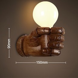 European Wall Creative Retro Fist Wall Lamp Lights