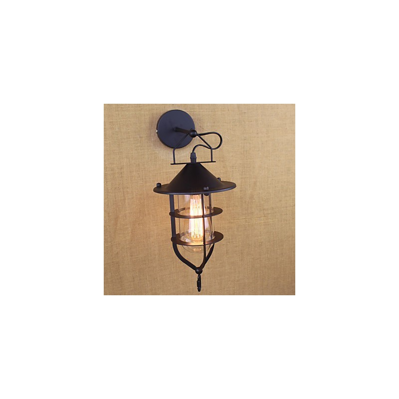 Retro Clothing Store Restaurant Scene Decorative Wall Sconce