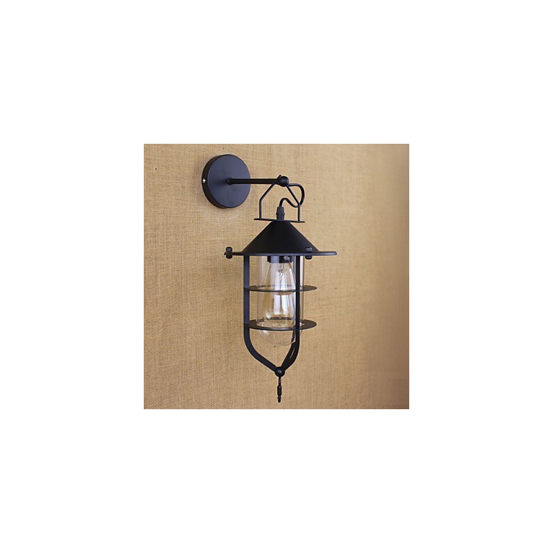 Retro Clothing Store Restaurant Scene Decorative Wall Sconce