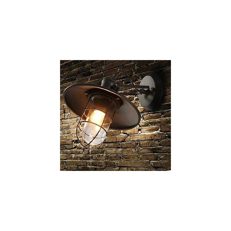 American Country Personality Contracted Style Warehouse Cage Wall Lamp
