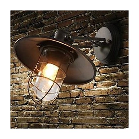 American Country Personality Contracted Style Warehouse Cage Wall Lamp