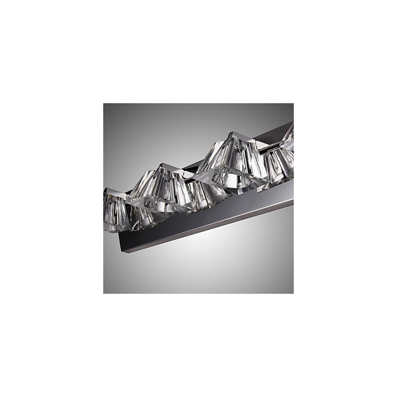 Modern Wall Light with Glass Shade 4 Lights Mirror Front