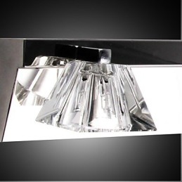 Modern Wall Light with Glass Shade 4 Lights Mirror Front