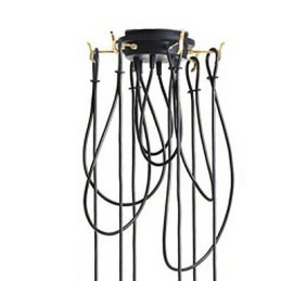 Country Gold Metal Flush Mount