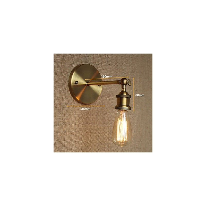 American Vintage Bronze Retro Modern Upscale Restaurant Bar Cafe Tea Nightclubs Iron Wall