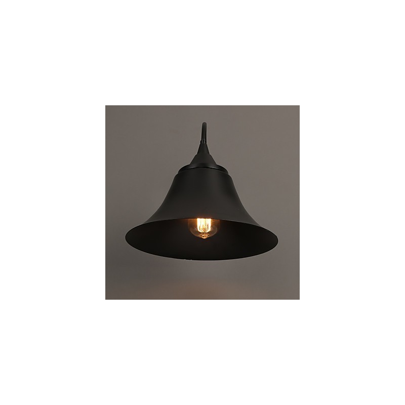 220V 29*29CM 5 10㎡ Designer Duds Loft Style Ancient Black Iron Cap Wall Lamp Light
