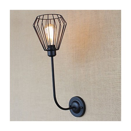 American Country Creative Iron Elbow Antique Single Head Lamp Bedside