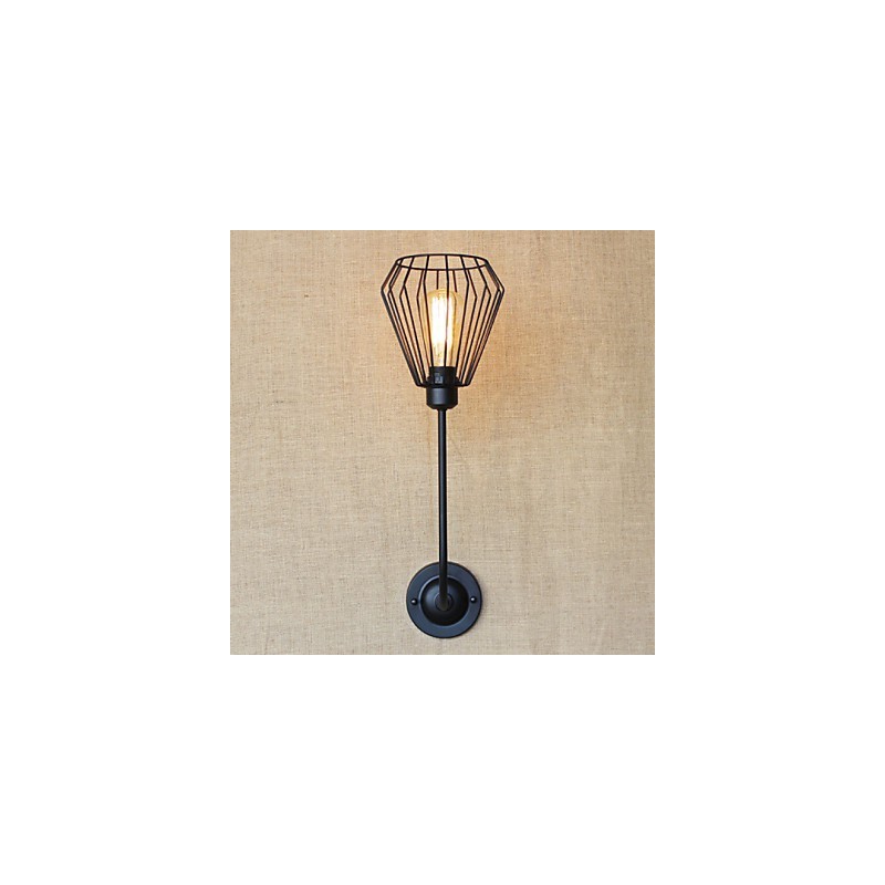 American Country Creative Iron Elbow Antique Single Head Lamp Bedside