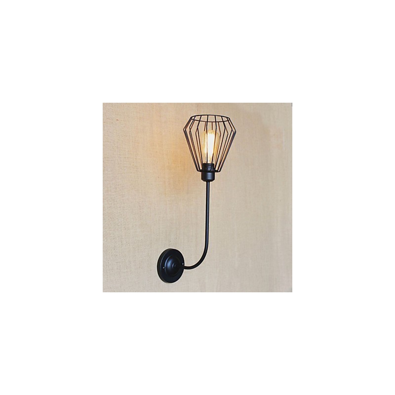 American Country Creative Iron Elbow Antique Single Head Lamp Bedside