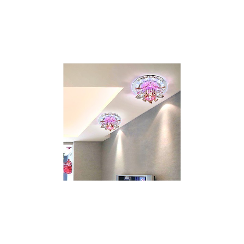 Circular Crystal Idea Ceiling Lamp Tube Light To Absorb Dome Lamp Light