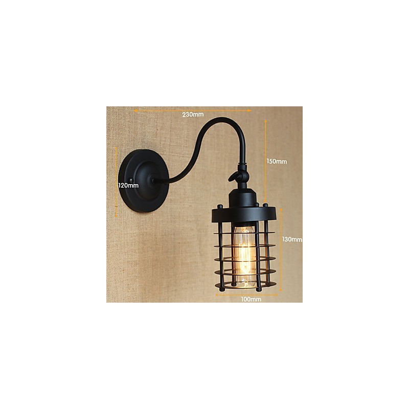 American Country Minimalist Matte Black Decoration Wall Art